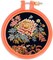 Embroidery Hoop, 4 Inch Cross Stitch Hoop Plastic Circle Embroidery Rings (Random Color)